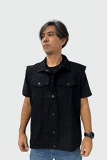 Colete Jeans Consulado do Rock