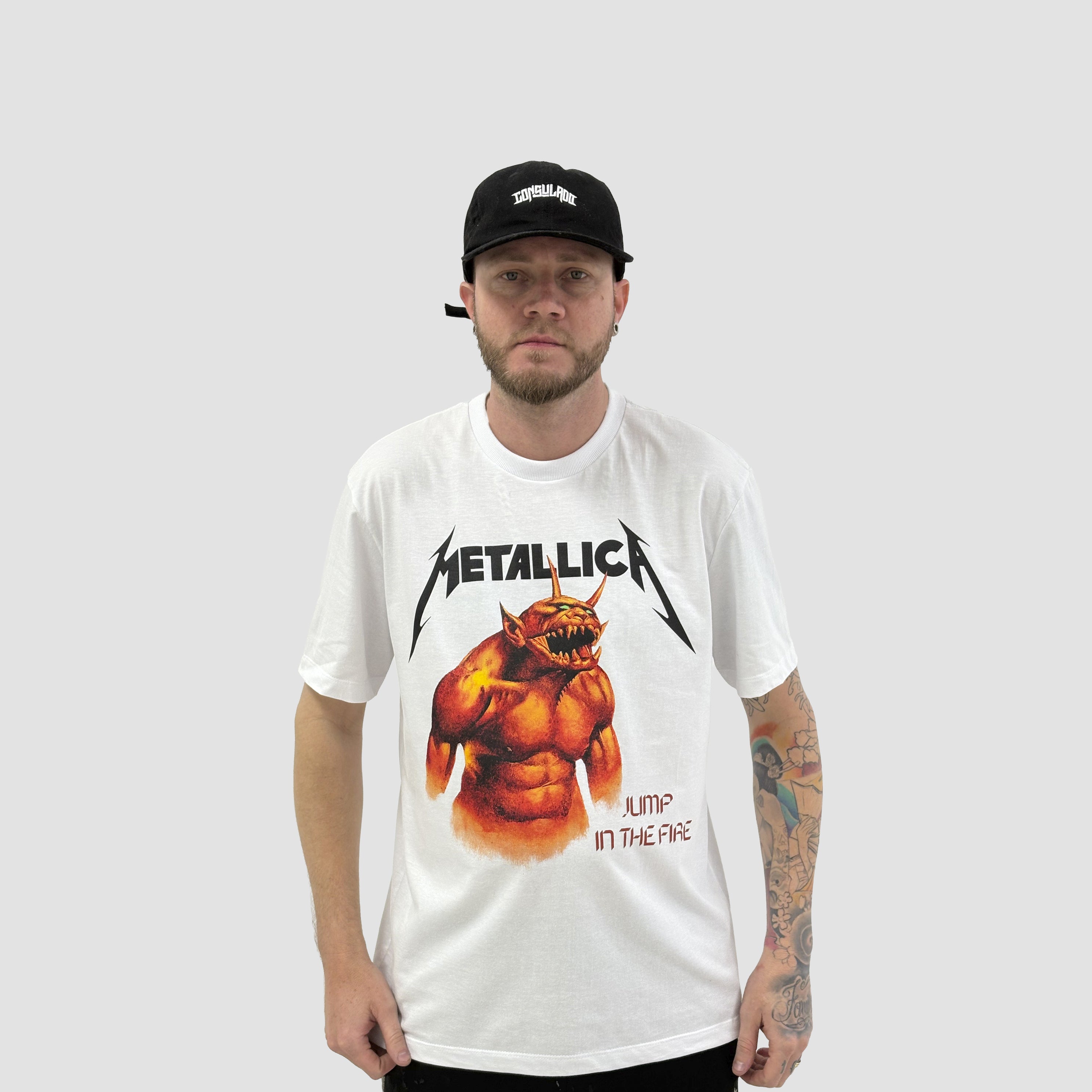 激レア　メタリカ　Jump in the fire Tシャツ Camiseta Metallica Jump in the Fire | Oficial e Exclusiva