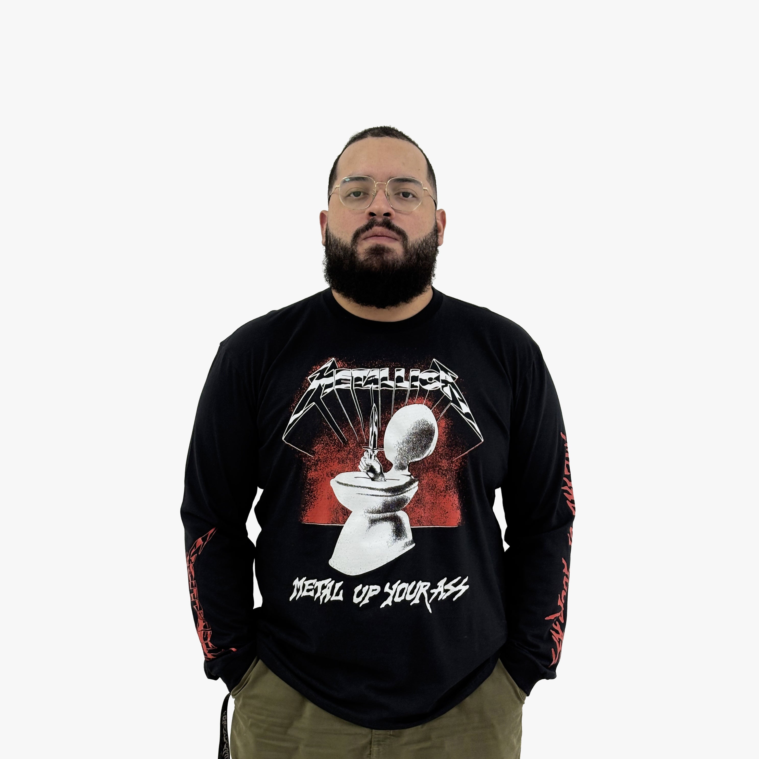 Camiseta Manga Longa Metallica Metal Up Your Ass | Oficial