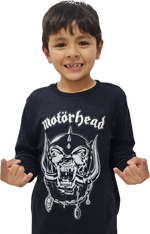 Camiseta Manga Longa Infantil Motorhead Born to Lose