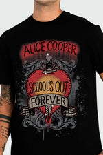Camiseta Manga Curta Alice Cooper School's Out