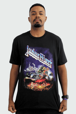 Camiseta Manga Curta Judas Priest Painkiller