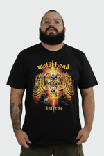 Camiseta Manga Curta Motörhead Inferno