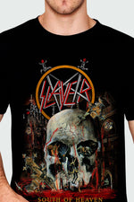 Camiseta Manga Curta Slayer South Of Heaven