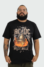 Camiseta Manga Curta AC/DC Hells Bells