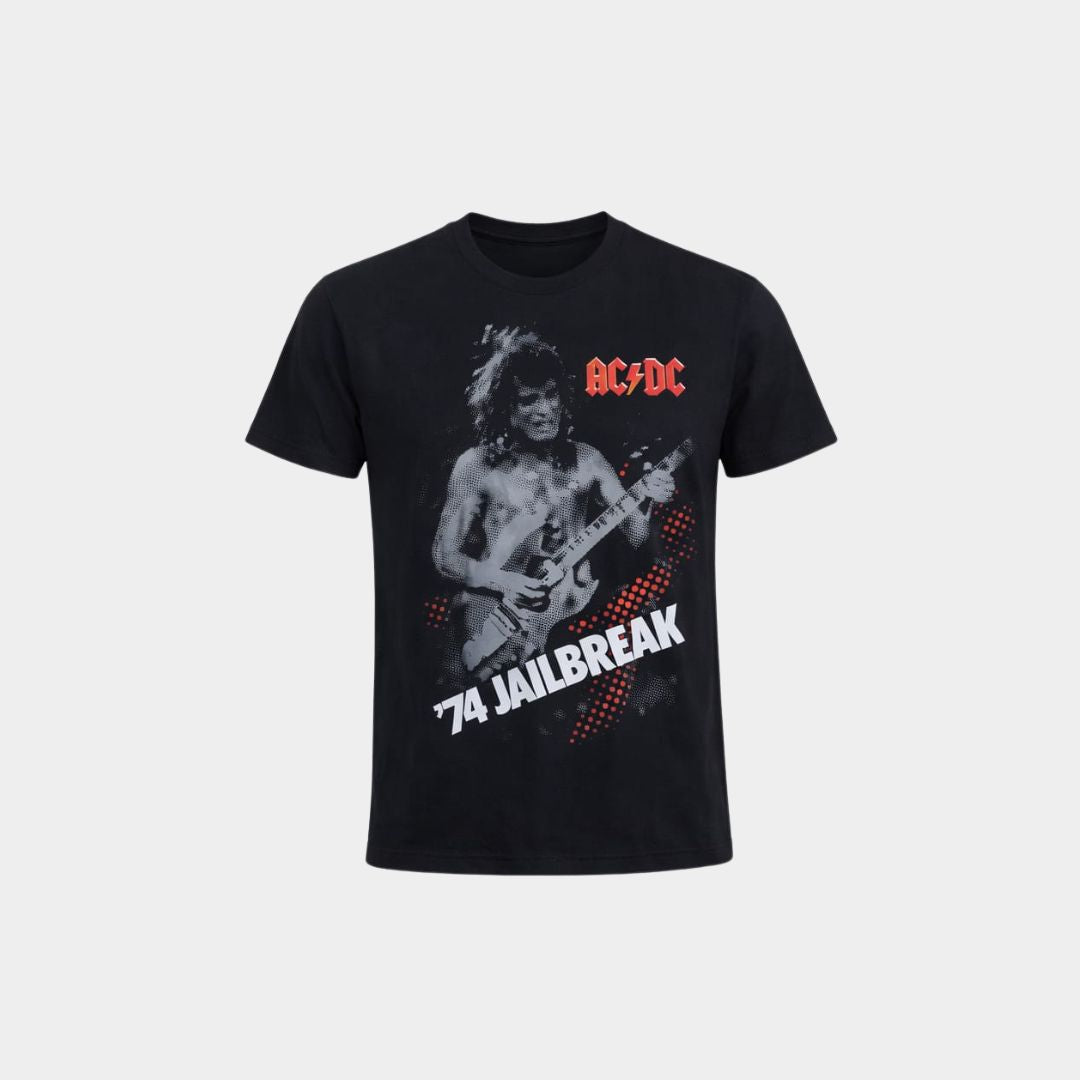 Camiseta Oficial AC/DC 74 Jailbreak | Consulado do Rock