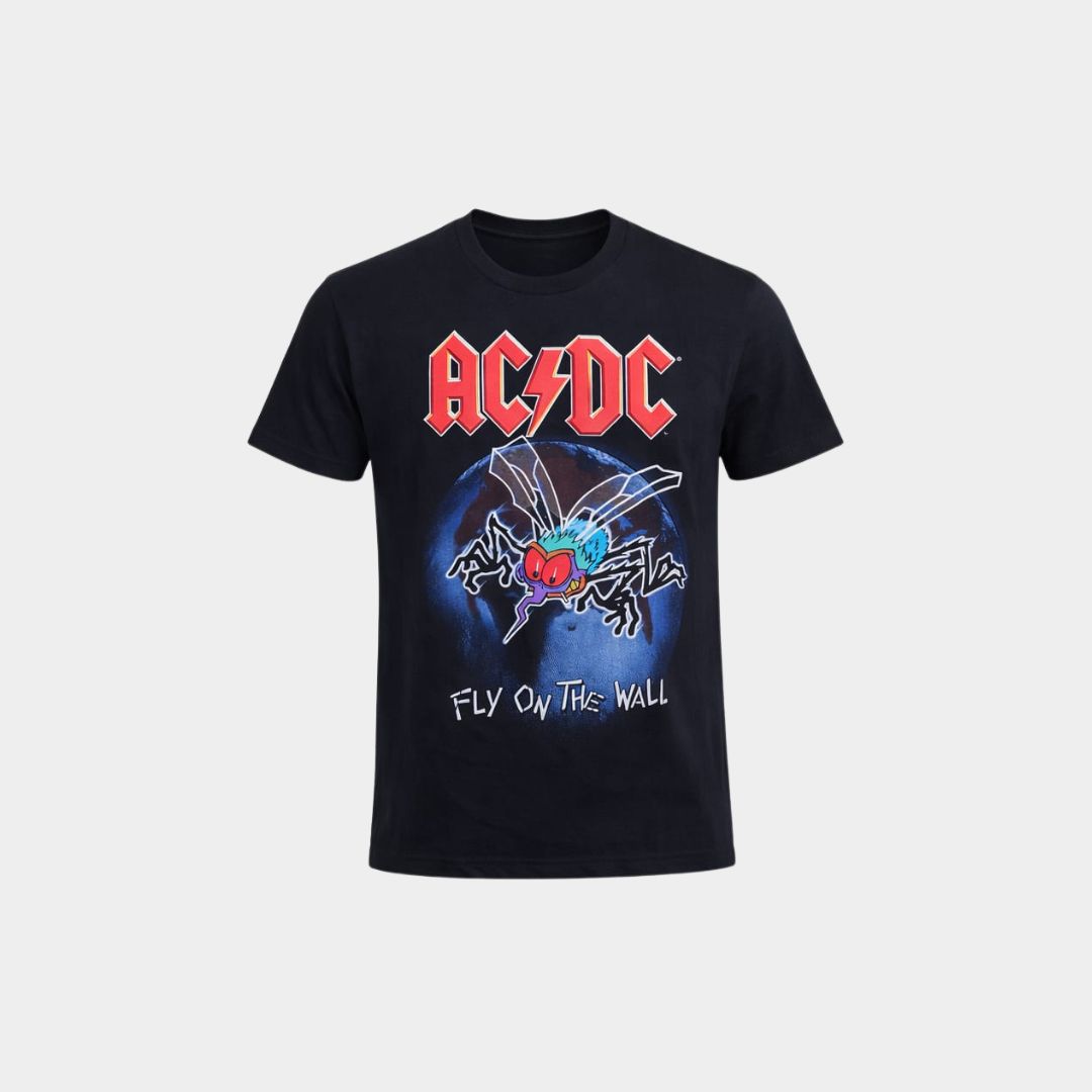 Camiseta Oficial AC/DC Fly on the Wall | Consulado do Rock