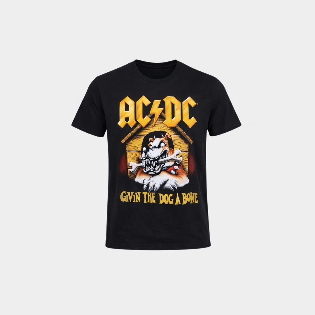 Camiseta Oficial AC/DC Given The Dog a Bone | Consulado do Rock