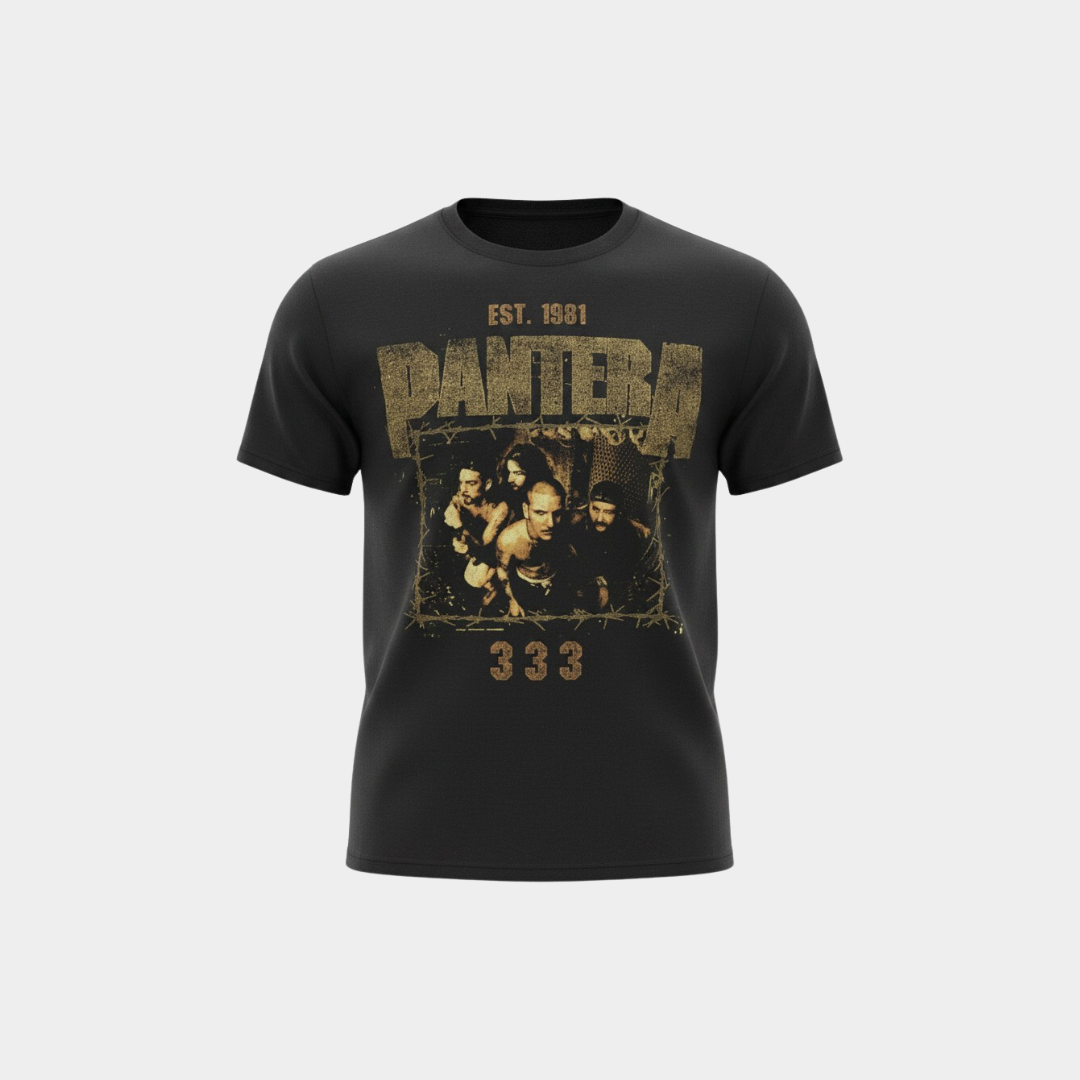 Camiseta Pantera Band Photo