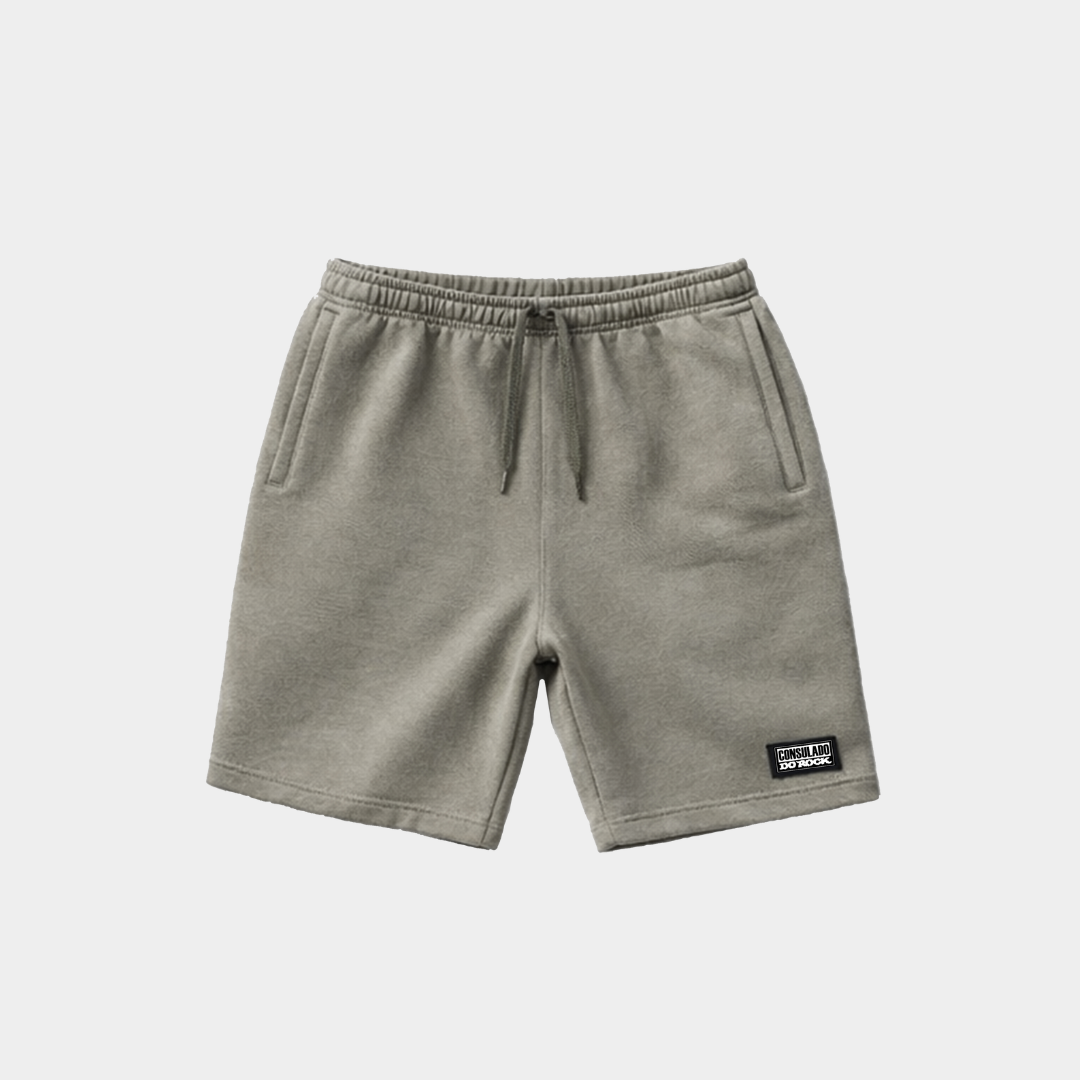 Bermuda Moletom Areia Consulado do Rock