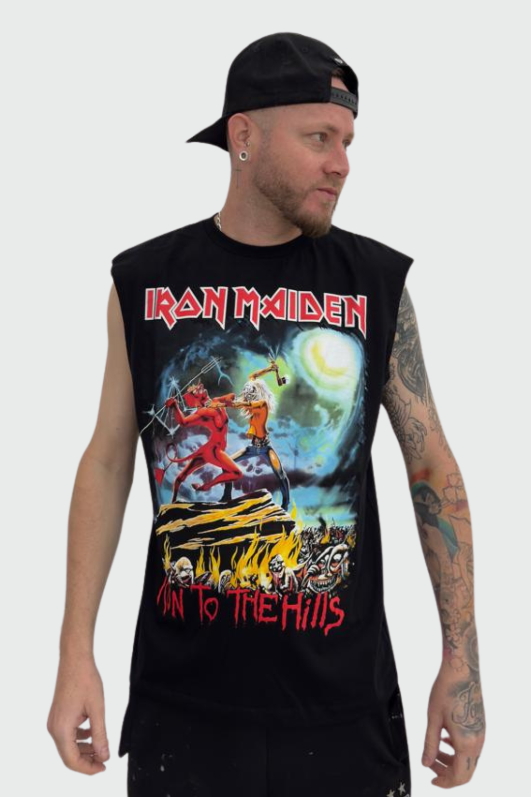 Camiseta Regata Iron Maiden Run To The Hills