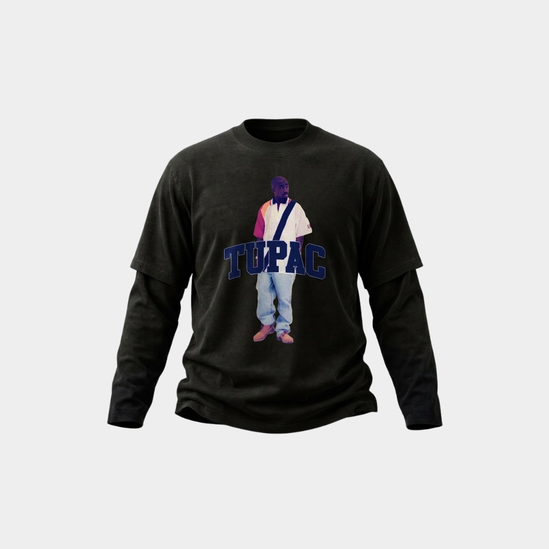 Camiseta Manga Longa 2Pac Layered