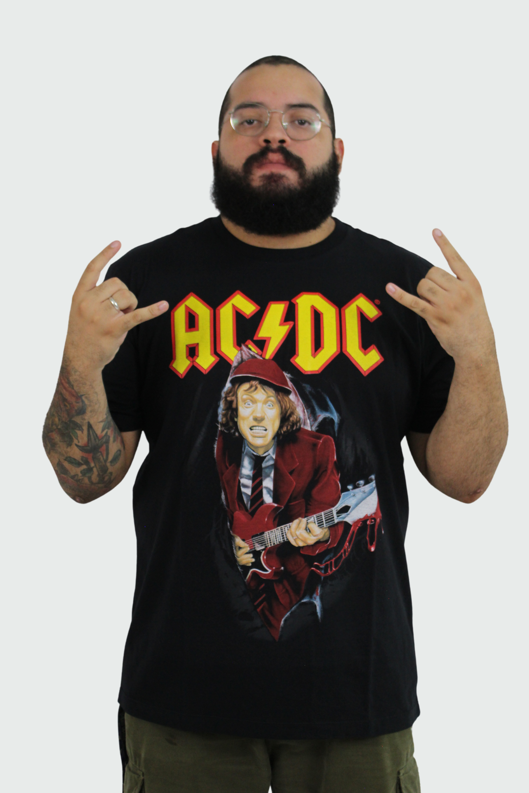 Camiseta Manga Curta AC/DC Monster