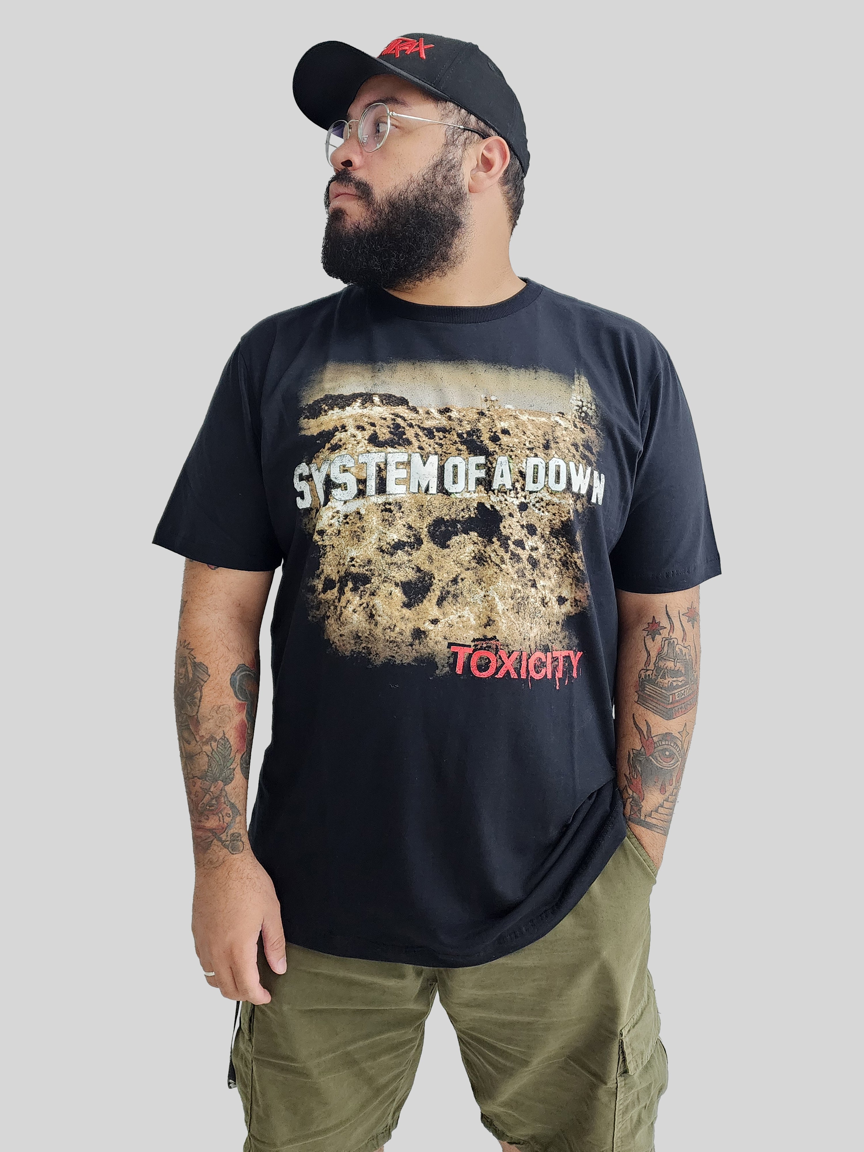 Camiseta Manga Curta System Of A Down Toxicity – Consulado do Rock