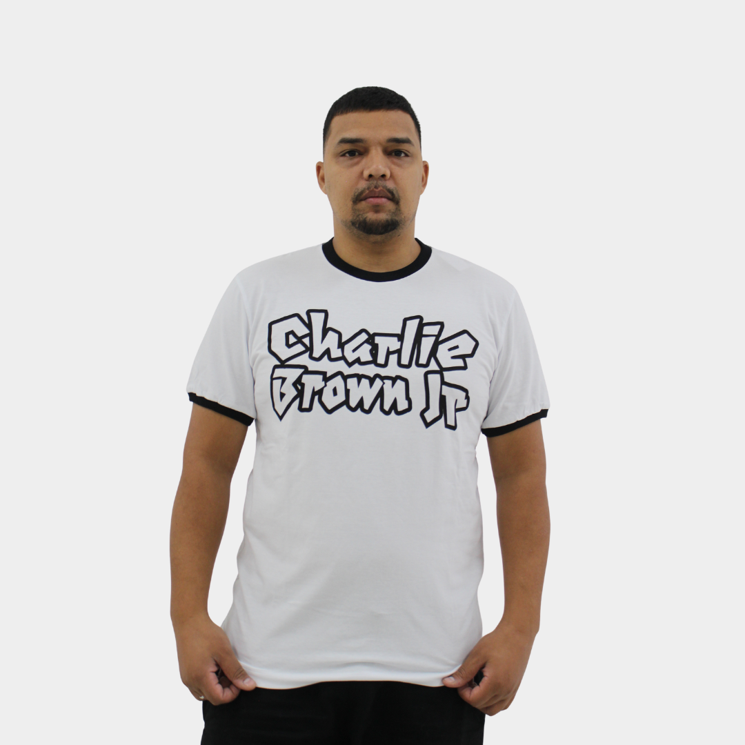 Camiseta Charlie Brown Jr Ringer Santos