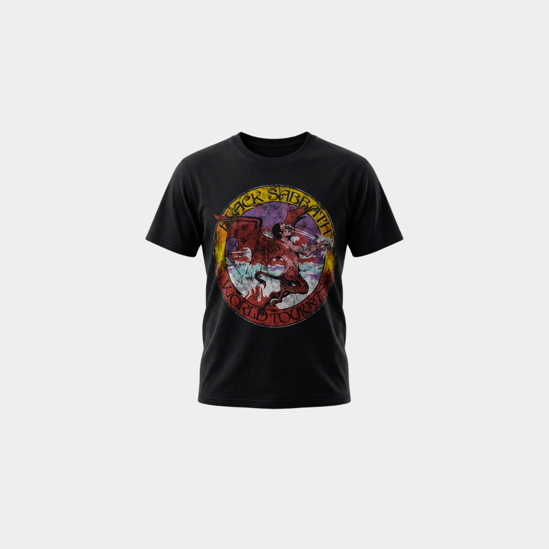 Camiseta Black Sabbath World Tour 1978