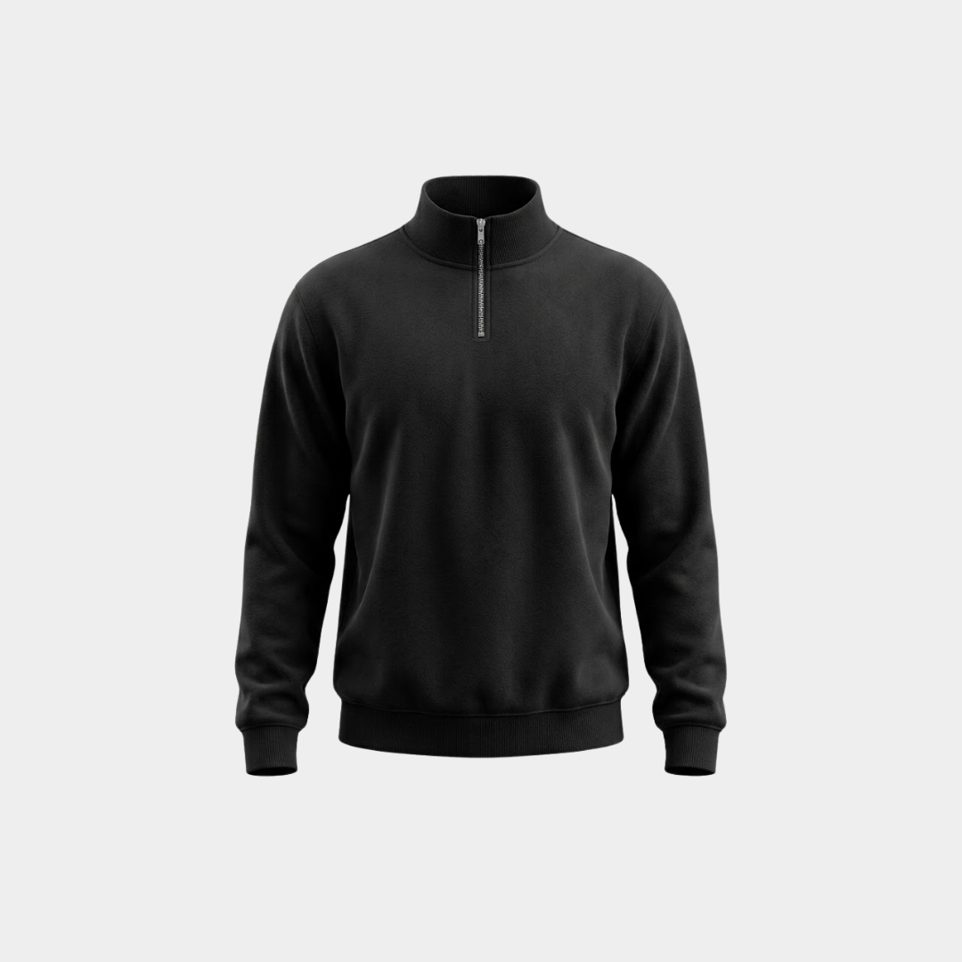 Moletom Quarter Zip Consulado do Rock Preto