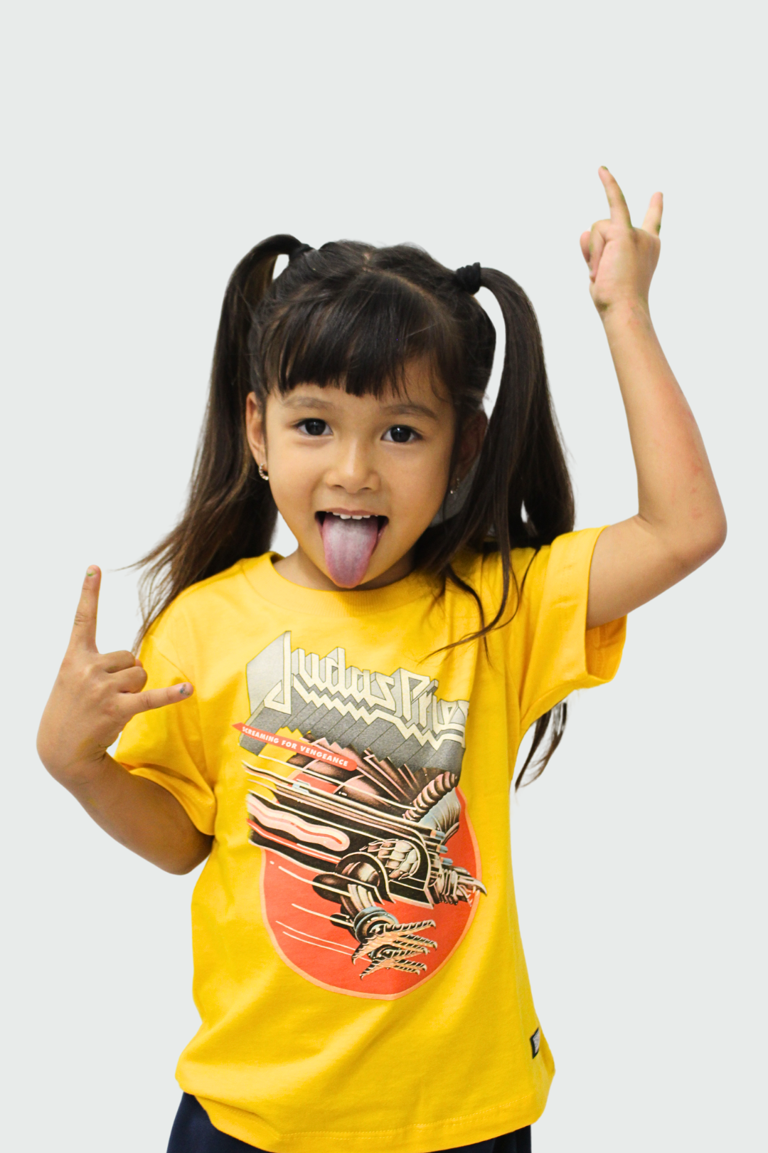 Camiseta Manga Curta Infantil Judas Priest Screaming For Vengeance