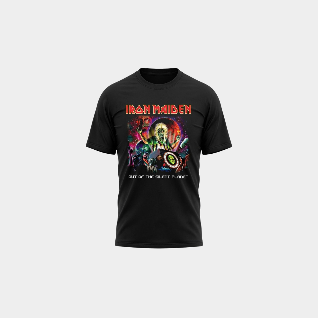 Camiseta Iron Maiden Out of the Silent Planet