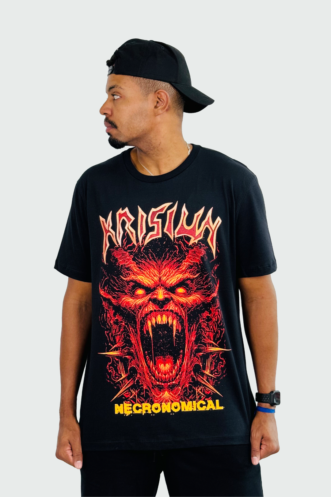 Camiseta Manga Curta Krisiun Necronomical