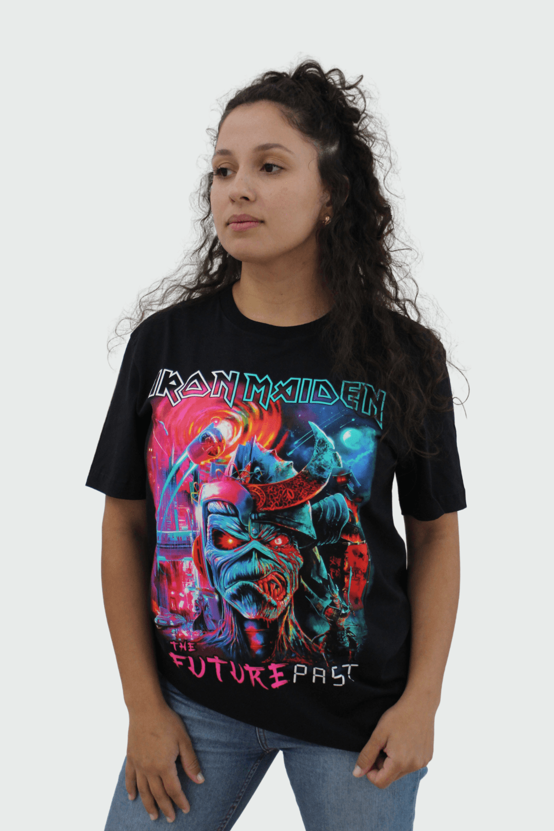 Camiseta Manga Curta Iron Maiden The Future Past – Consulado do Rock