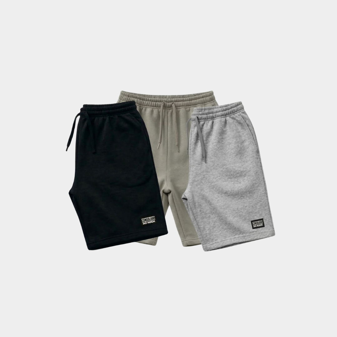 Kit 3 Bermudas Grunge