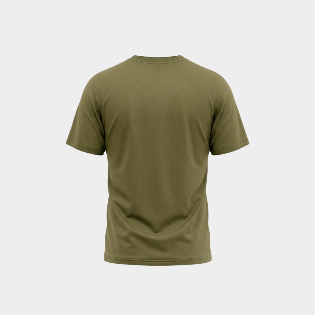 Camiseta Oasis Logo Verde Militar Oficial | Consulado do Rock