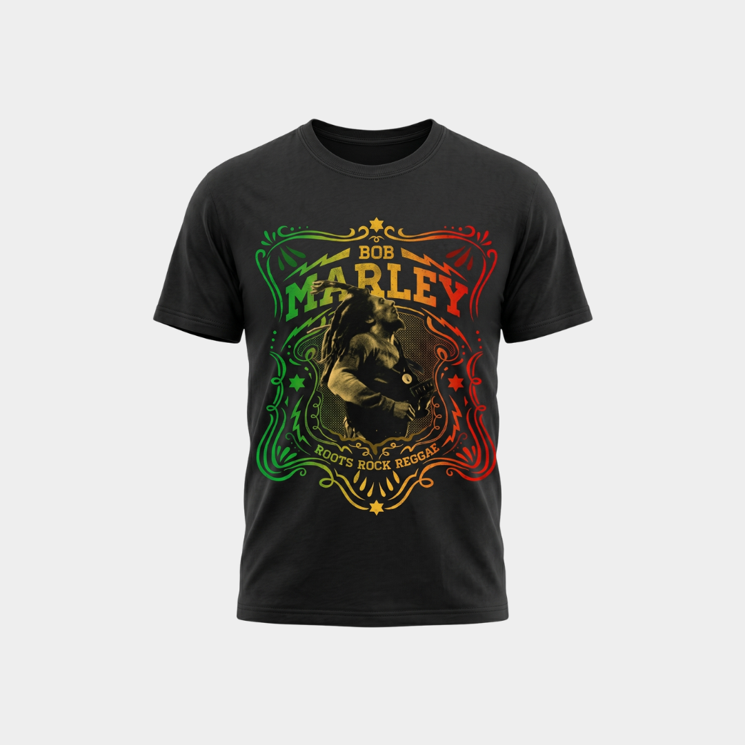 Camiseta Bob Marley Roots Rock Reggae