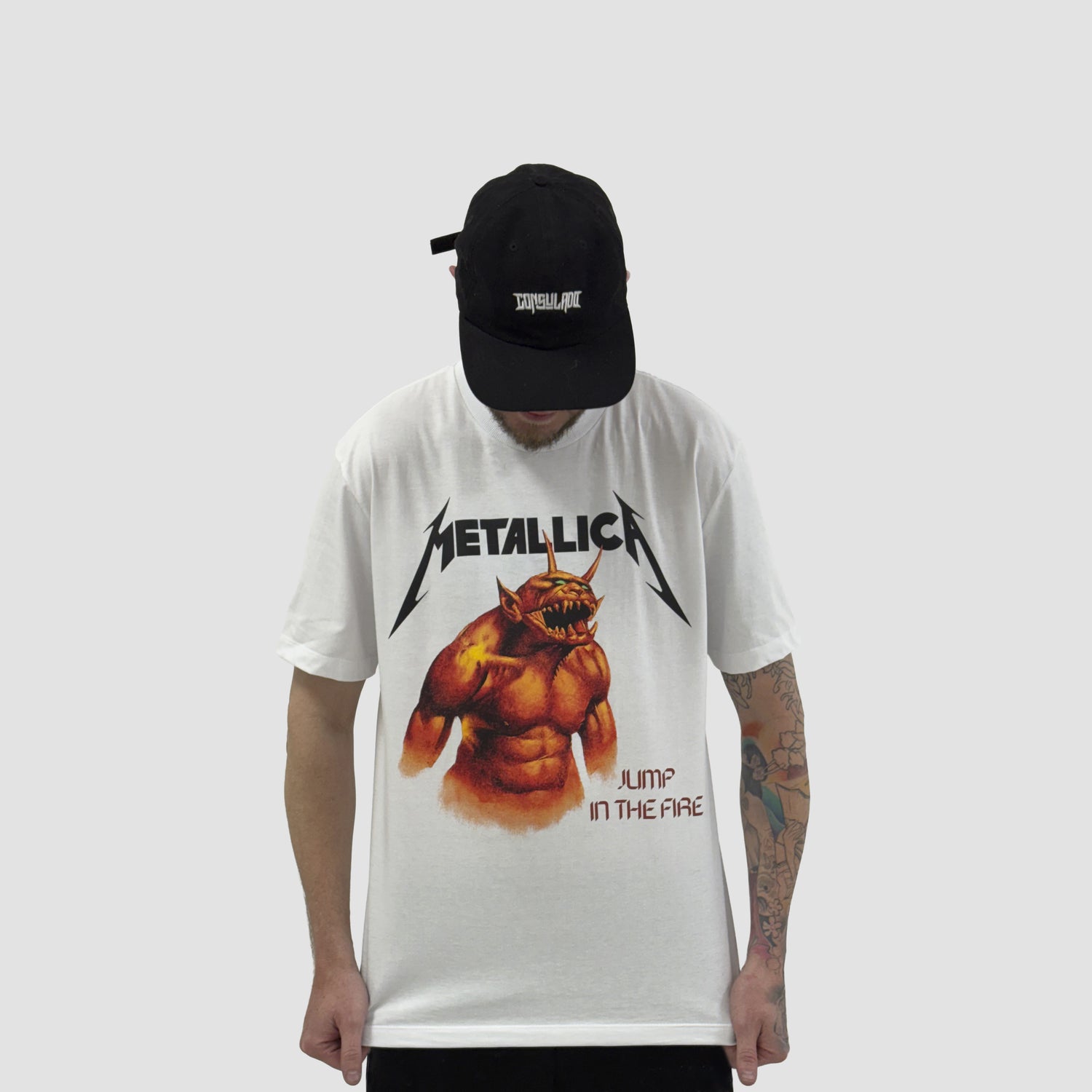 Camiseta Metallica Jump in the Fire