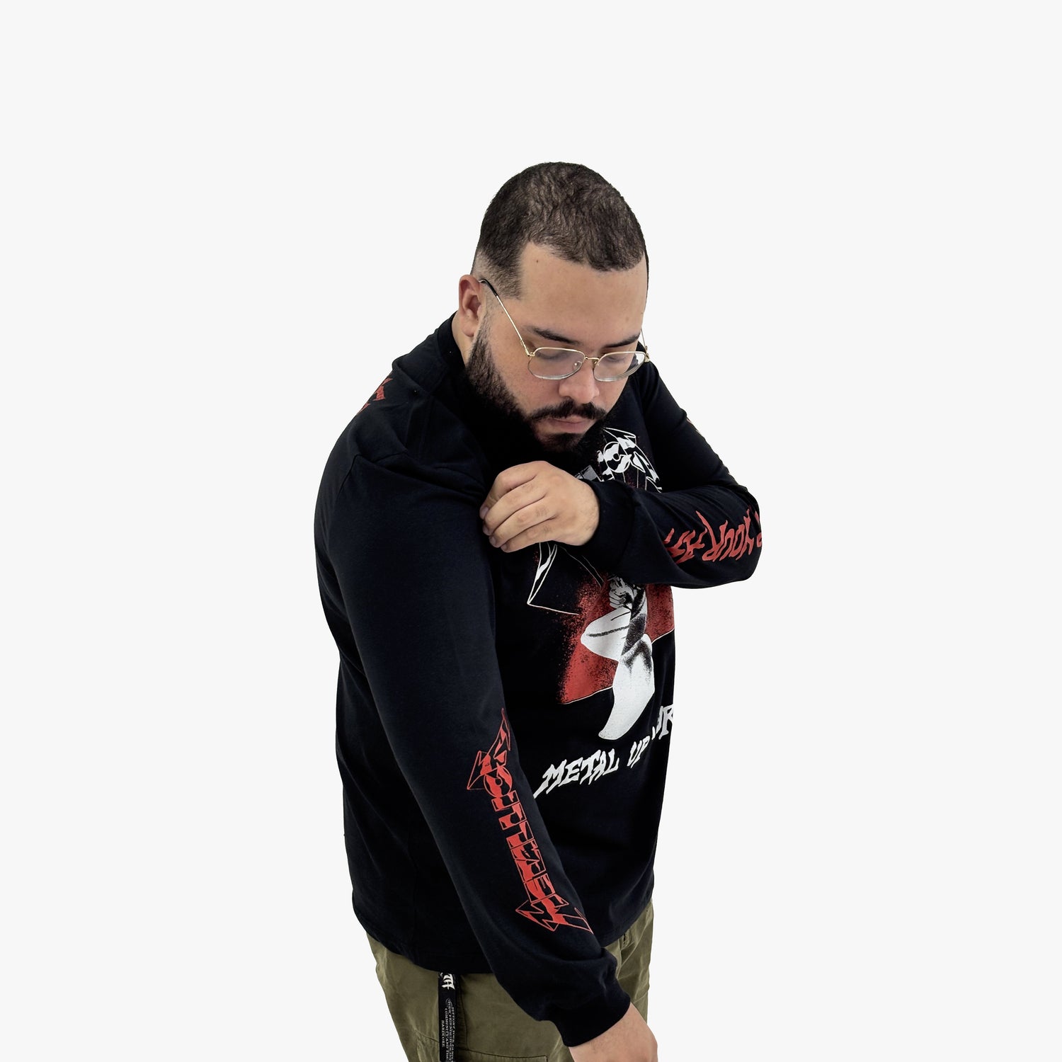 Camiseta Manga Longa Metallica Metal Up Your Ass