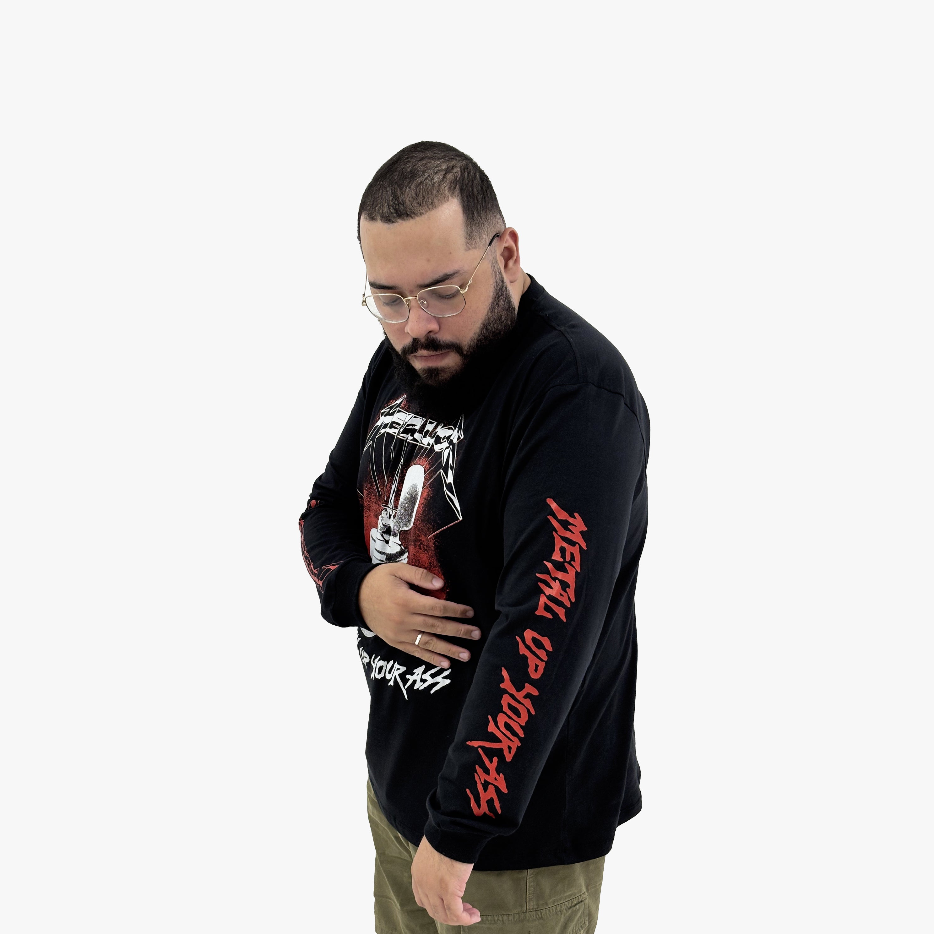 Camiseta Manga Longa Metallica Metal Up Your Ass | Oficial