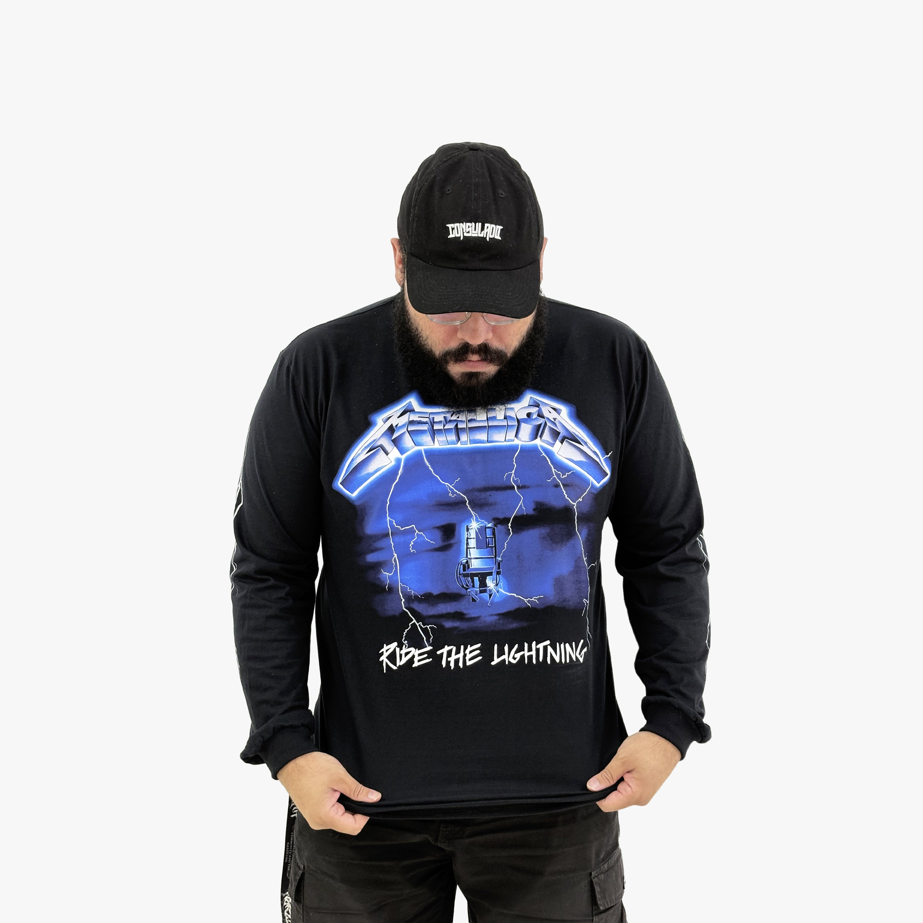 Camiseta Manga Longa Metallica Ride The Lightning | Oficial