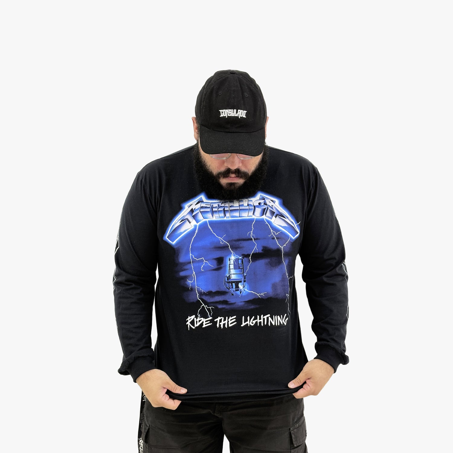 Camiseta Manga Longa Metallica Ride The Lightning