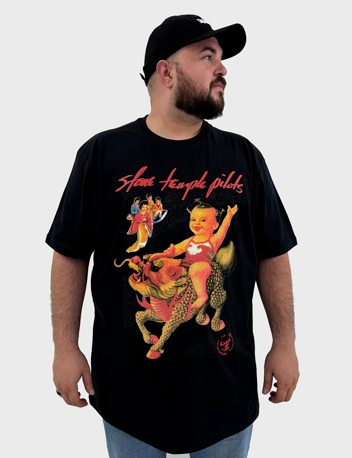 CamisetaMangaCurtaStoneTempleP