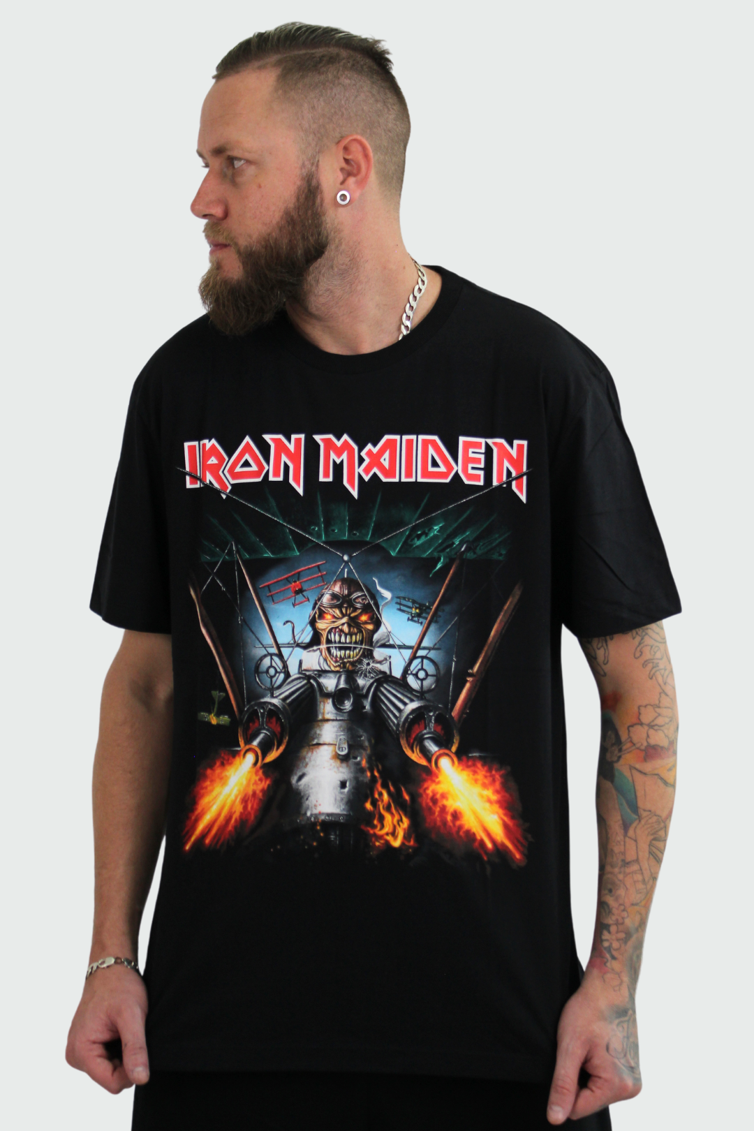 Camiseta Manga Curta Iron Maiden Calendar