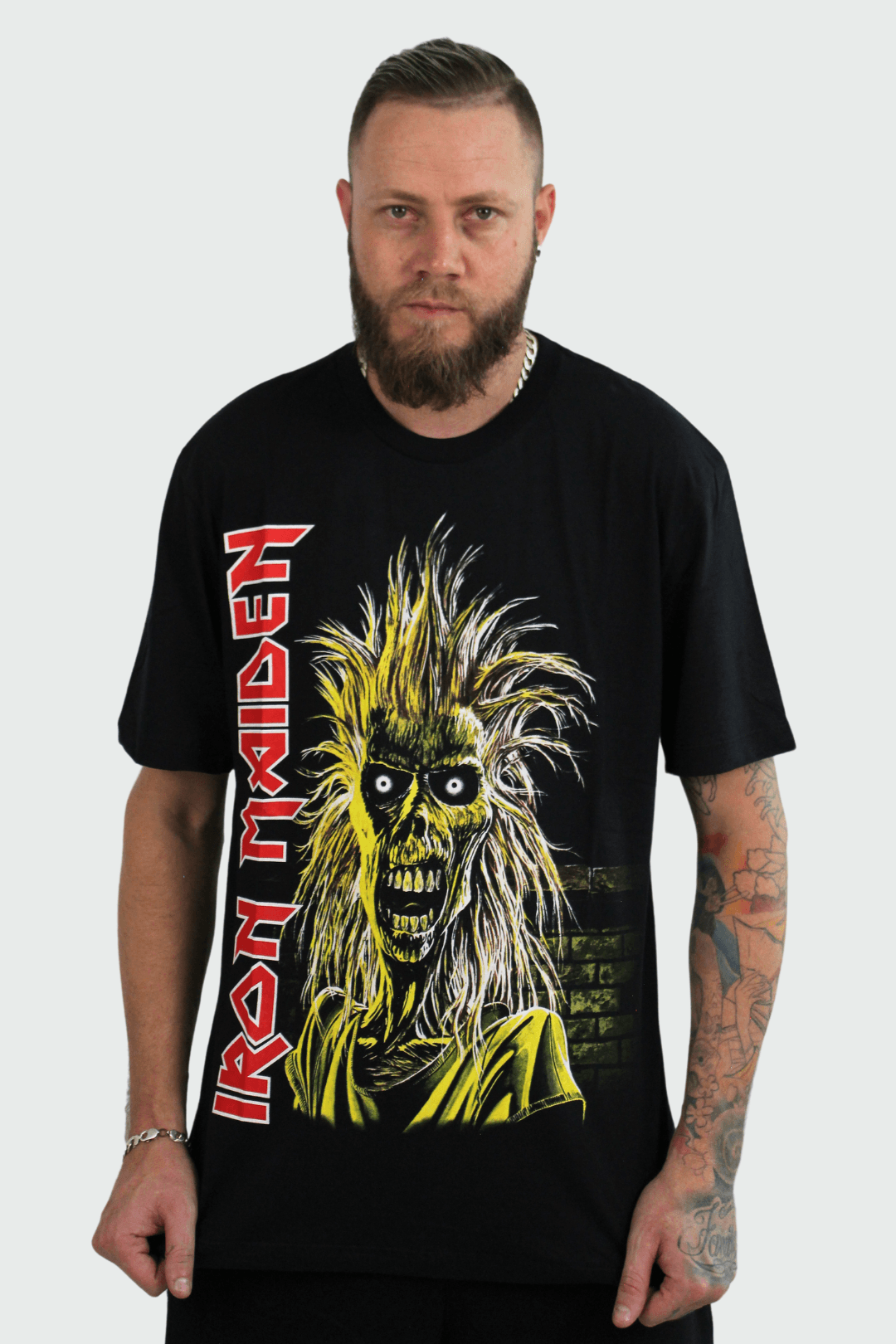 Camiseta Manga Curta Iron Maiden 1980