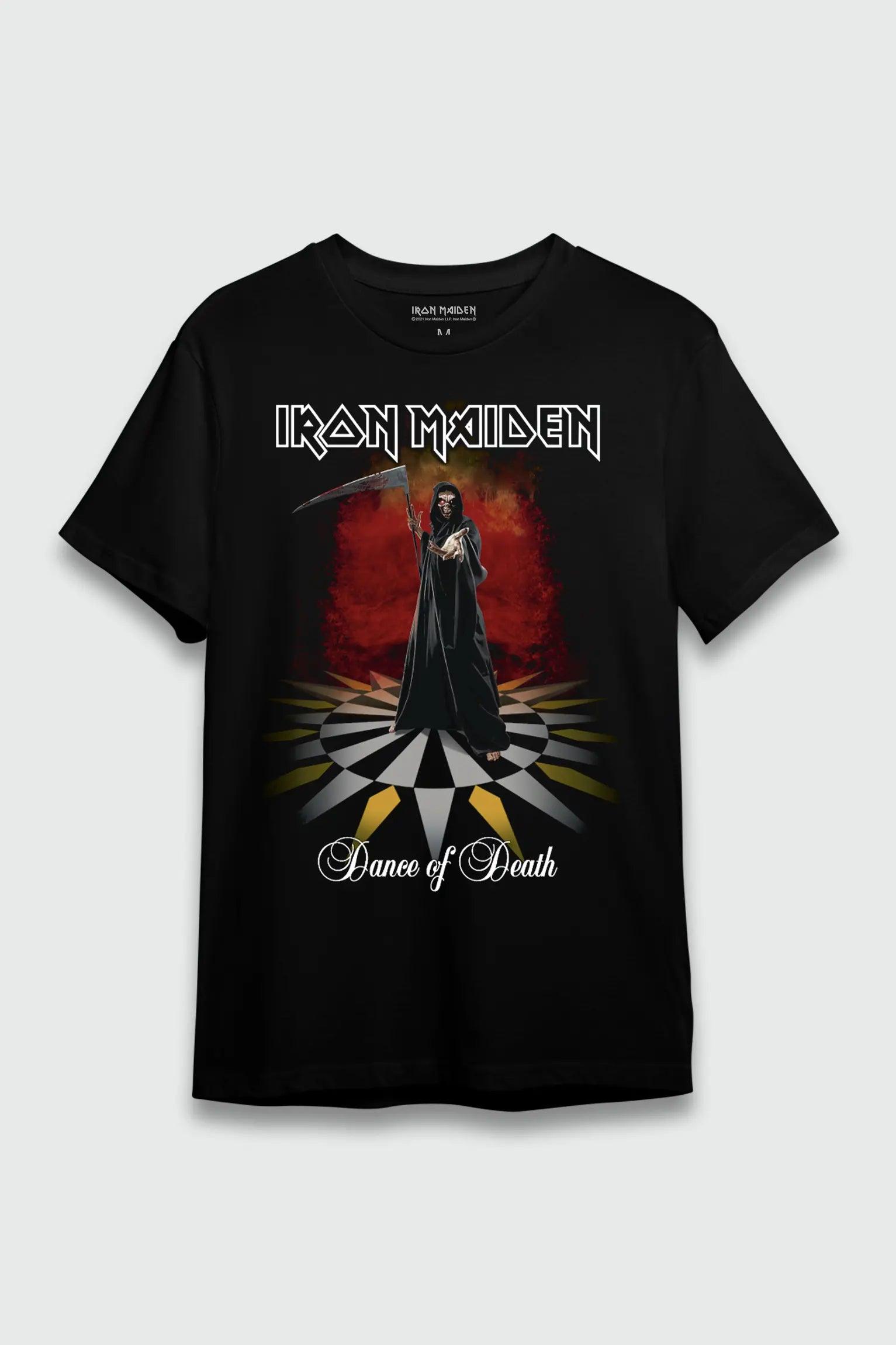 DANCE OR DIE Tシャツ 黒 Mサイズ Camiseta Manga Curta Iron Maiden Dance Of Death – Consulado do Rock