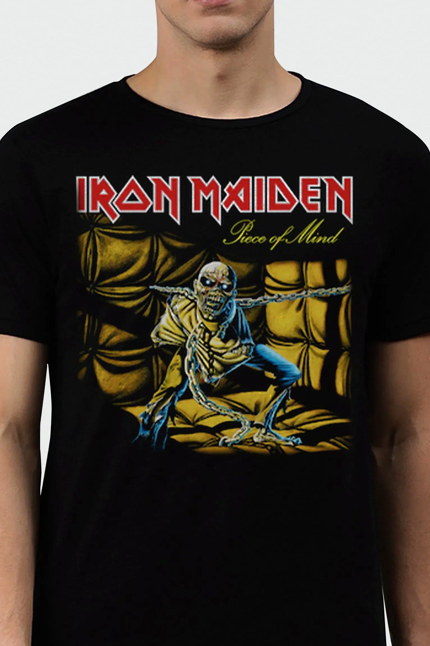 Camiseta Manga Curta Iron Maiden Piece Of Mind