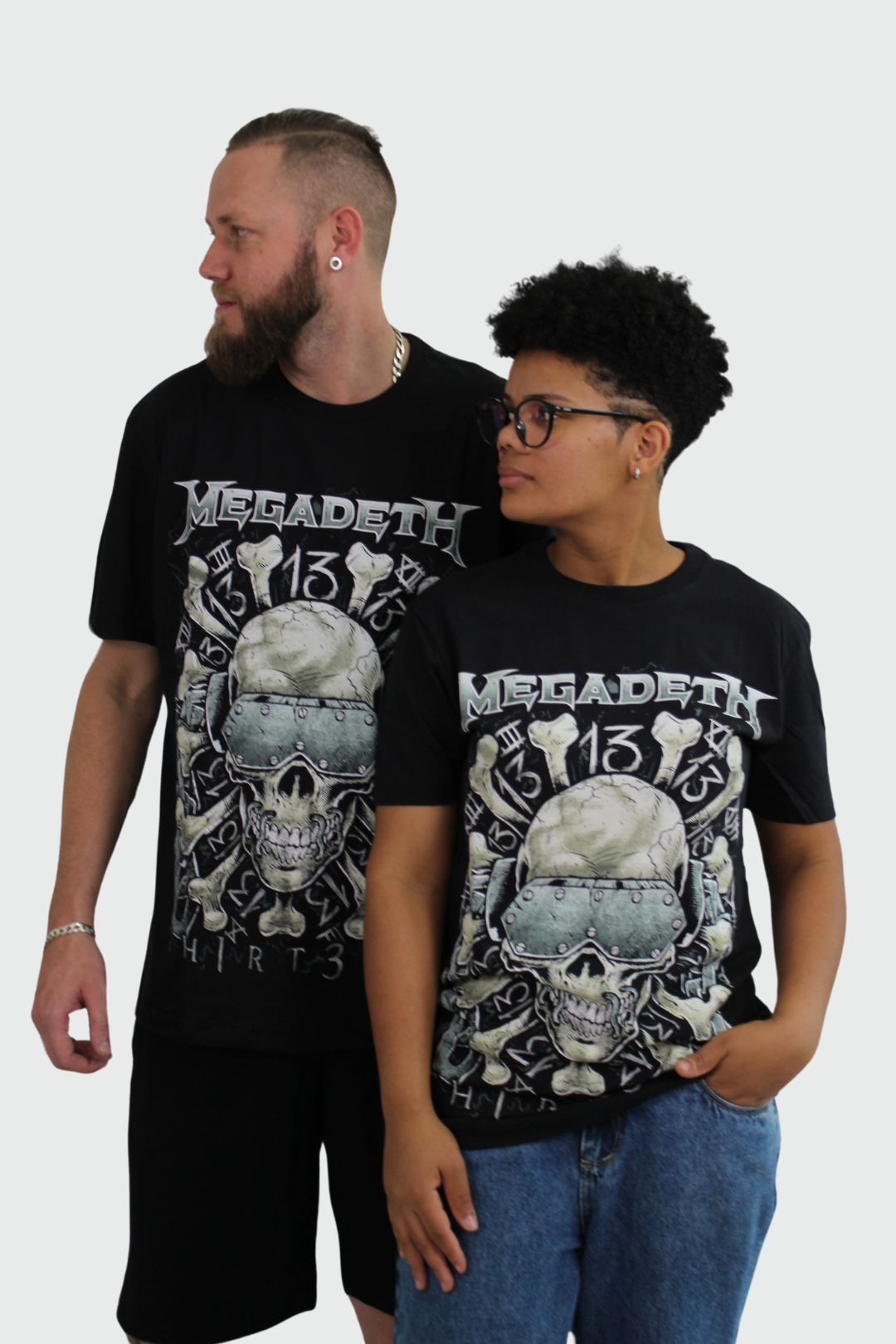 Camiseta Manga Curta Megadeth Thirteen