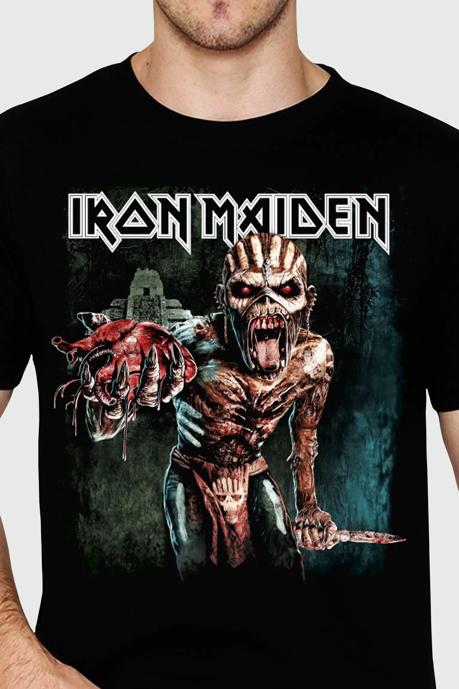 Camiseta Manga Curta Iron Maiden The Book Of Souls