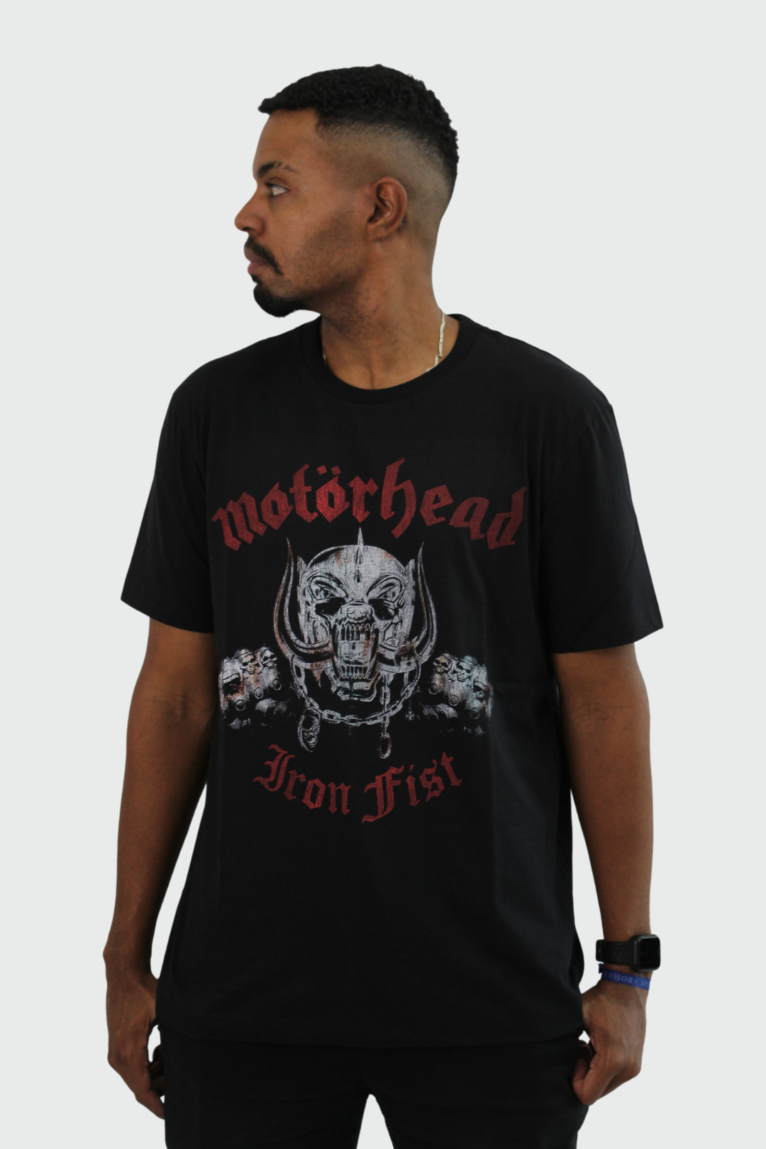 Camiseta Manga Curta Motörhead Double Fist