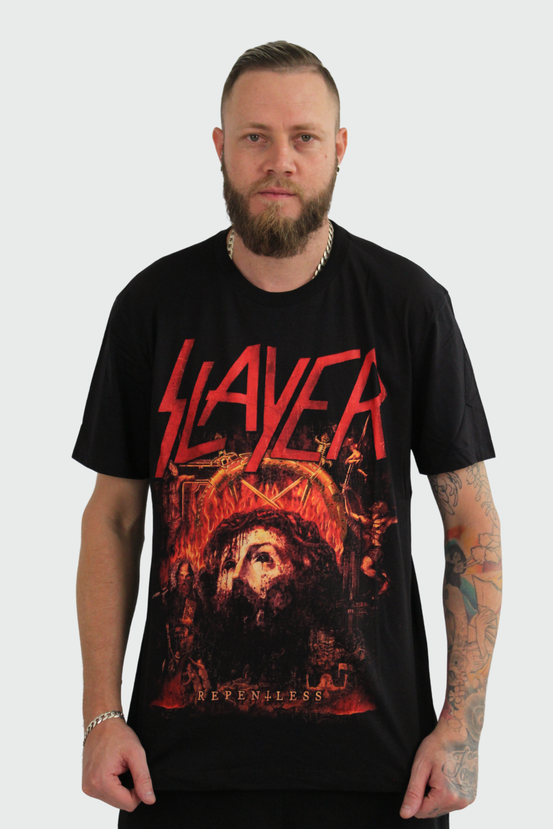 Camiseta Manga Curta Slayer Repentless