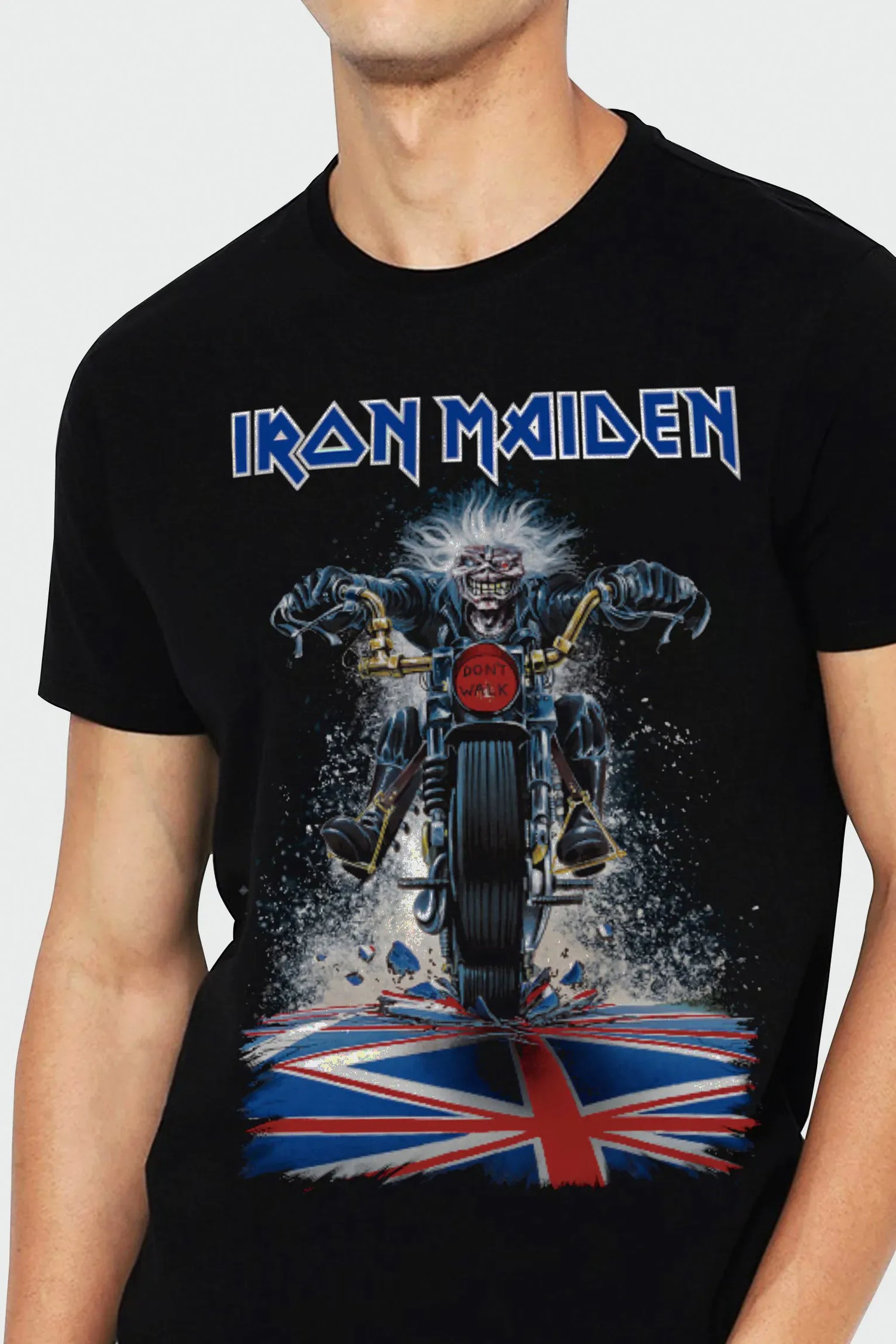 Camiseta Manga Curta Iron Maiden Motorcycle II