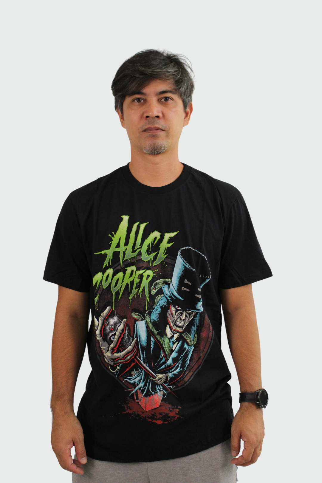 Camiseta Manga Curta Alice Cooper Jack In The Box