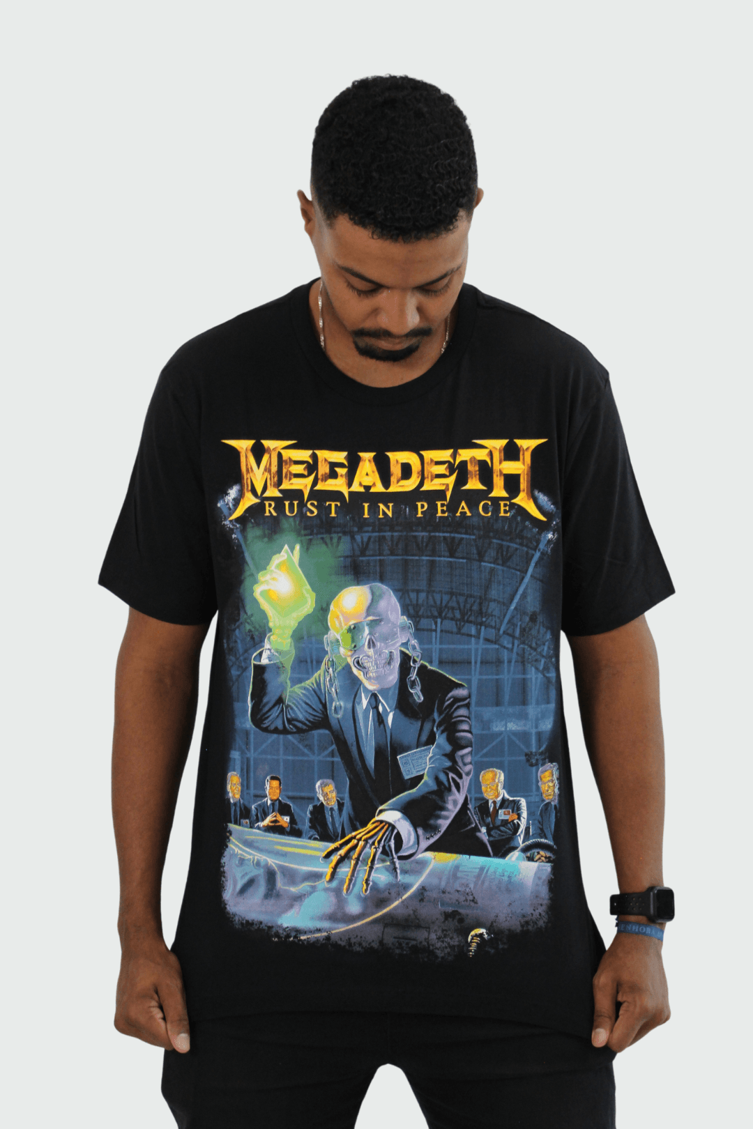 Camiseta Manga Curta Megadeth Rust In Peace – Consulado do Rock