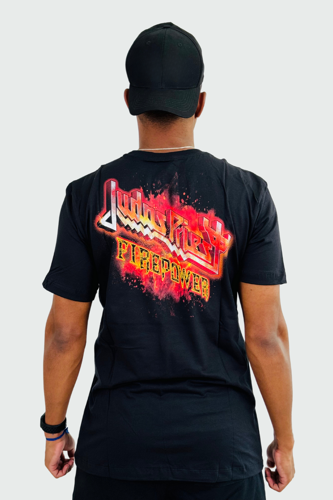 Camiseta Manga Curta Judas Priest Firepower