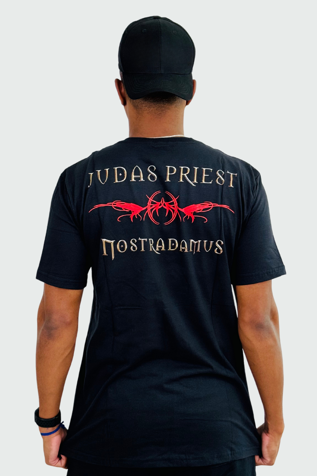 Camiseta Manga Curta Judas Priest Nostradamus