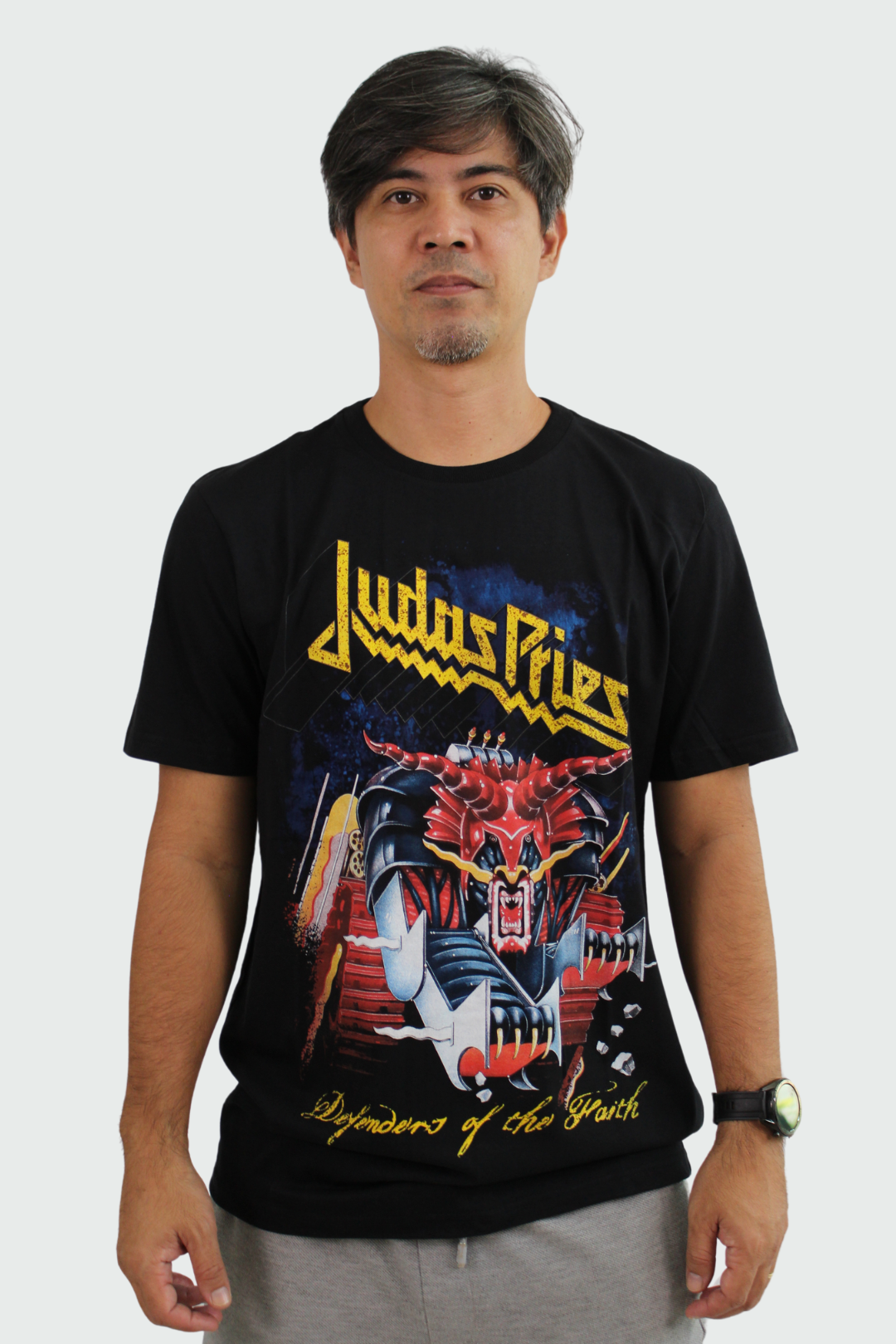 Camiseta Manga Curta Judas Priest Defenders Of The Faith