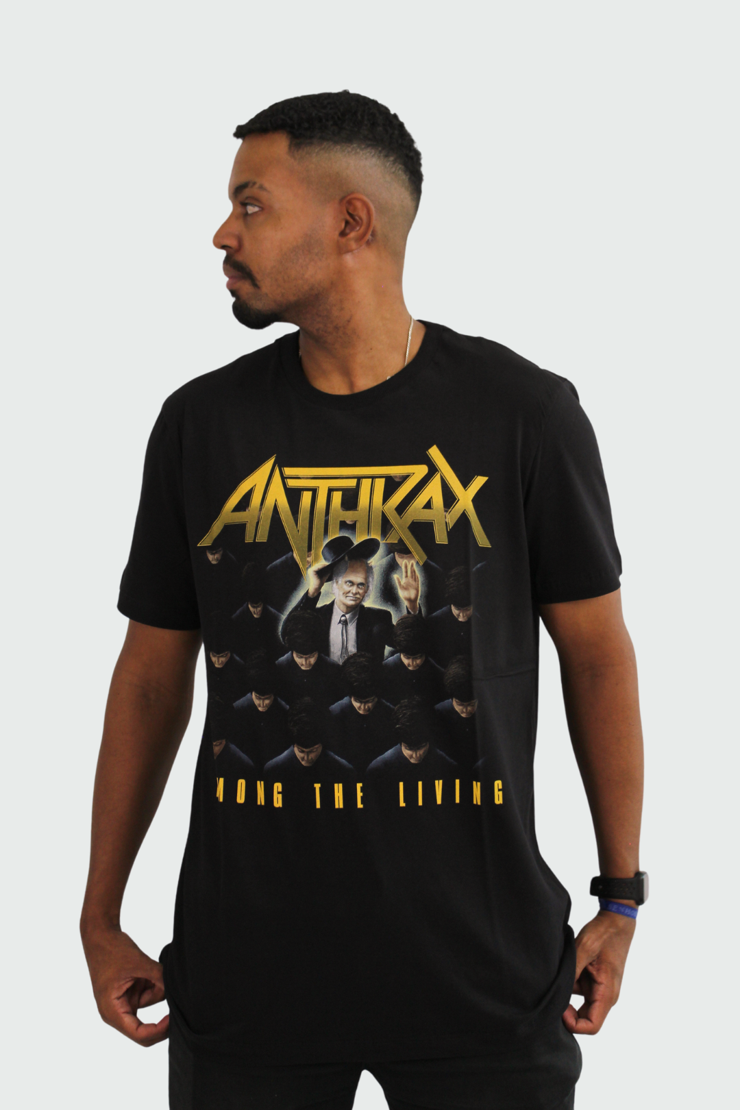 Camiseta Manga Curta Anthrax Among The Living