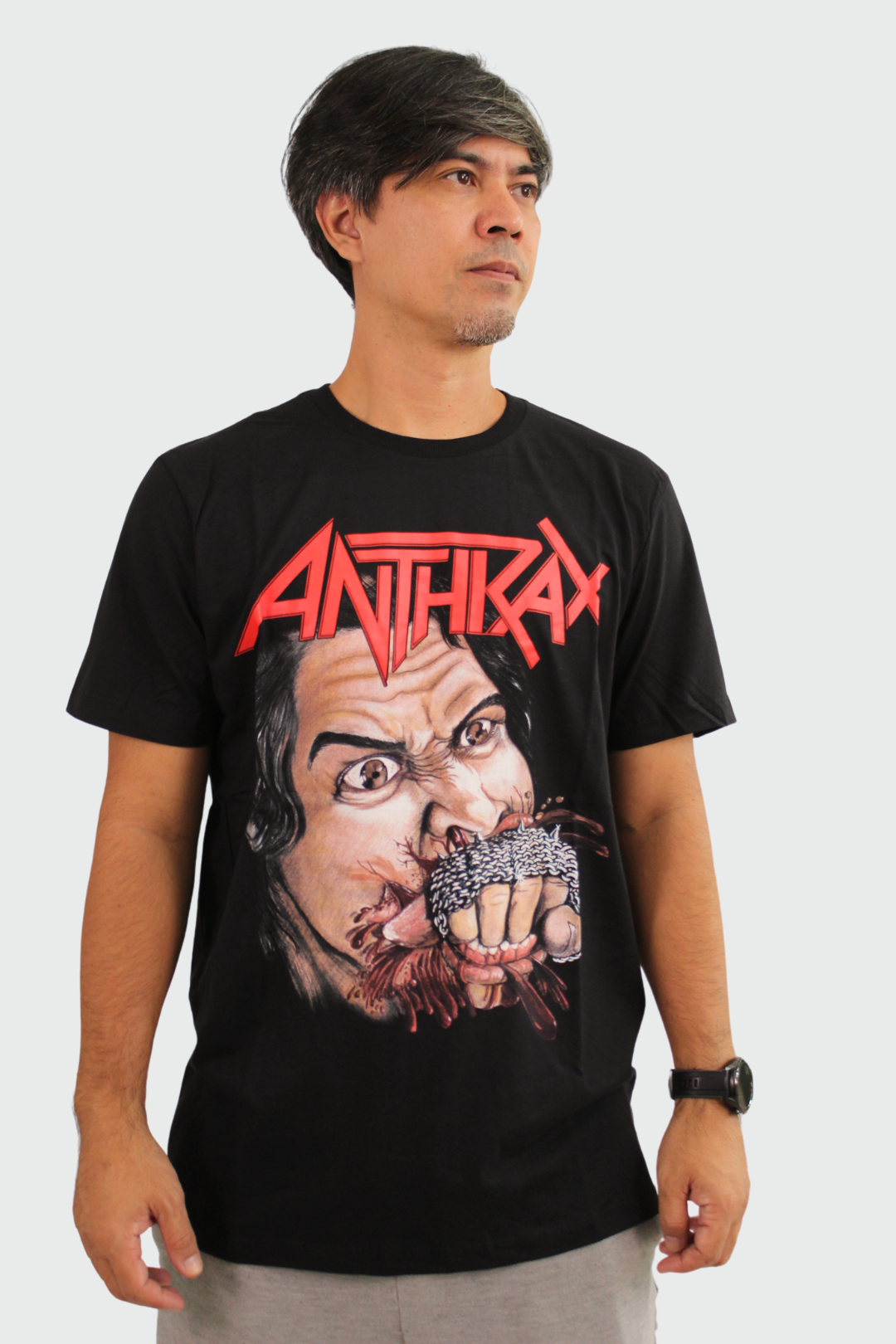 Camiseta Manga Curta Anthrax Fistful Of Metal